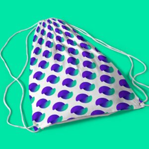 Divi Engine String Bag with Small Logos