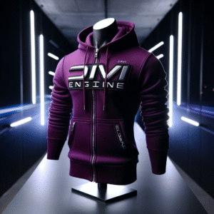 Purple hoodie with Divi Engine text