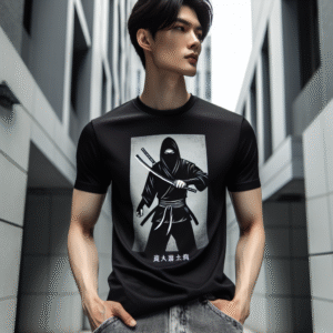 Divi Ninja Tee with striking ninja graphic