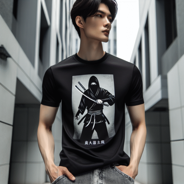 Divi Ninja Tee with striking ninja graphic