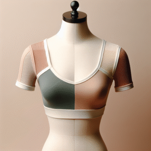 Chic 3-Tone Crop Top by Dat Divi Engine Life