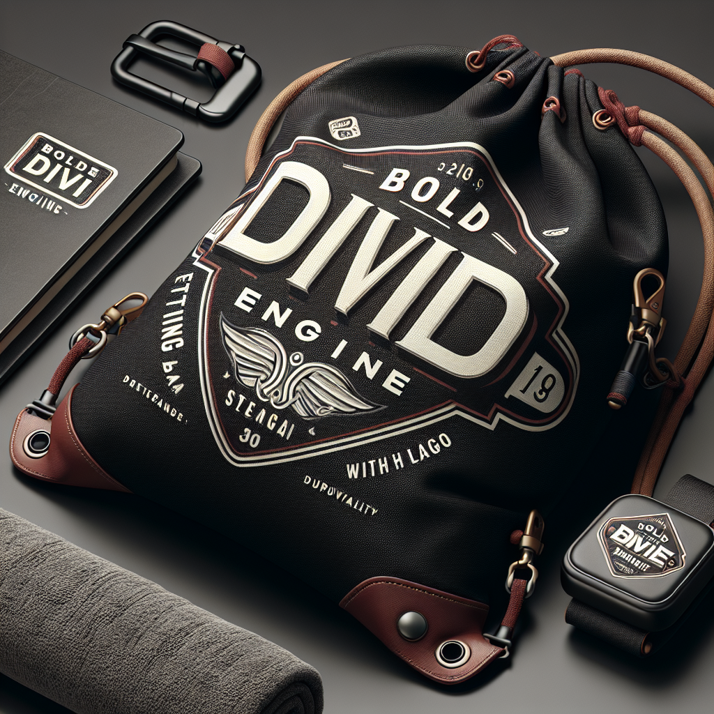 Divi Engine String Bag with Large Logo