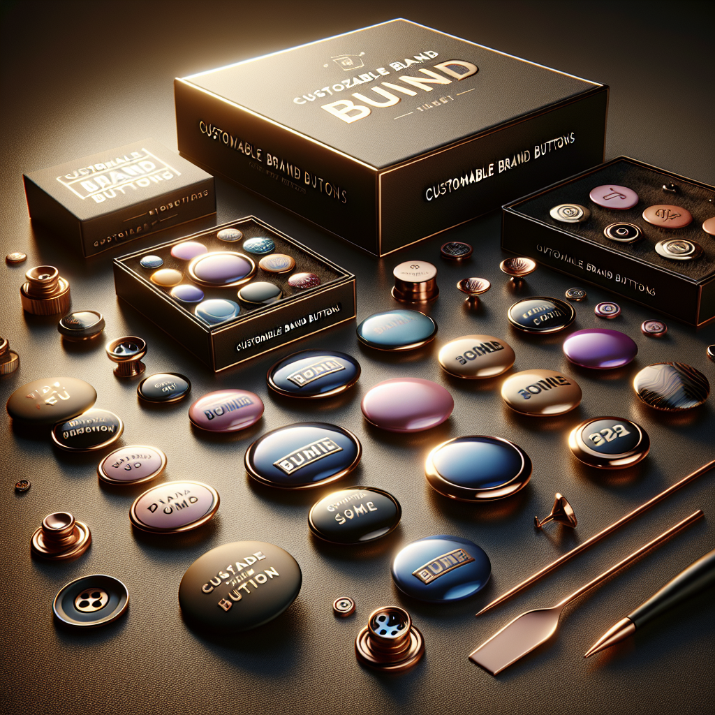 Customizable buttons with brand logos