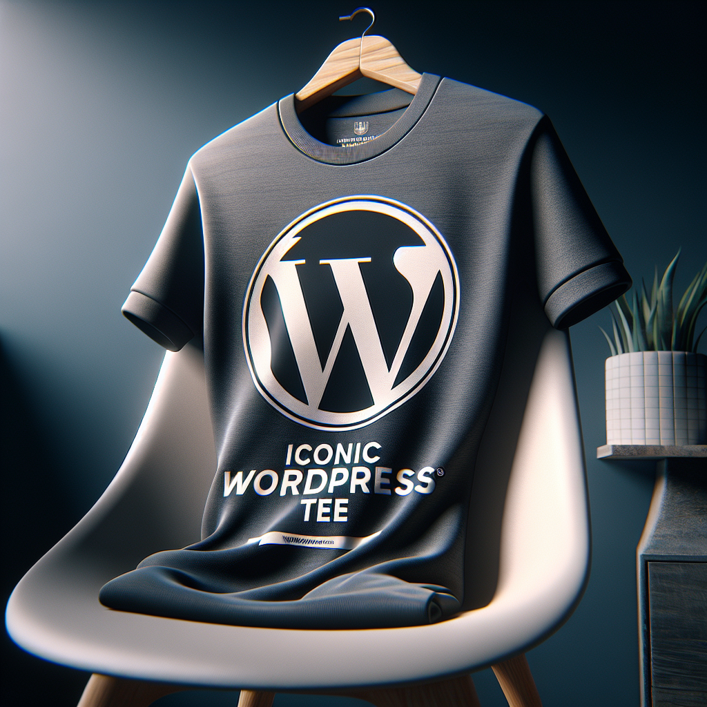WordPress Tee with logo