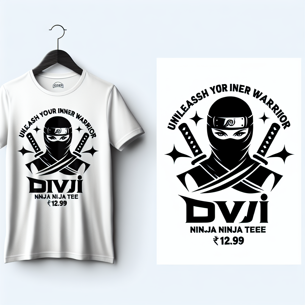Unleash Your Inner Warrior with the Divi Ninja Tee (₹12.99) - Image 7