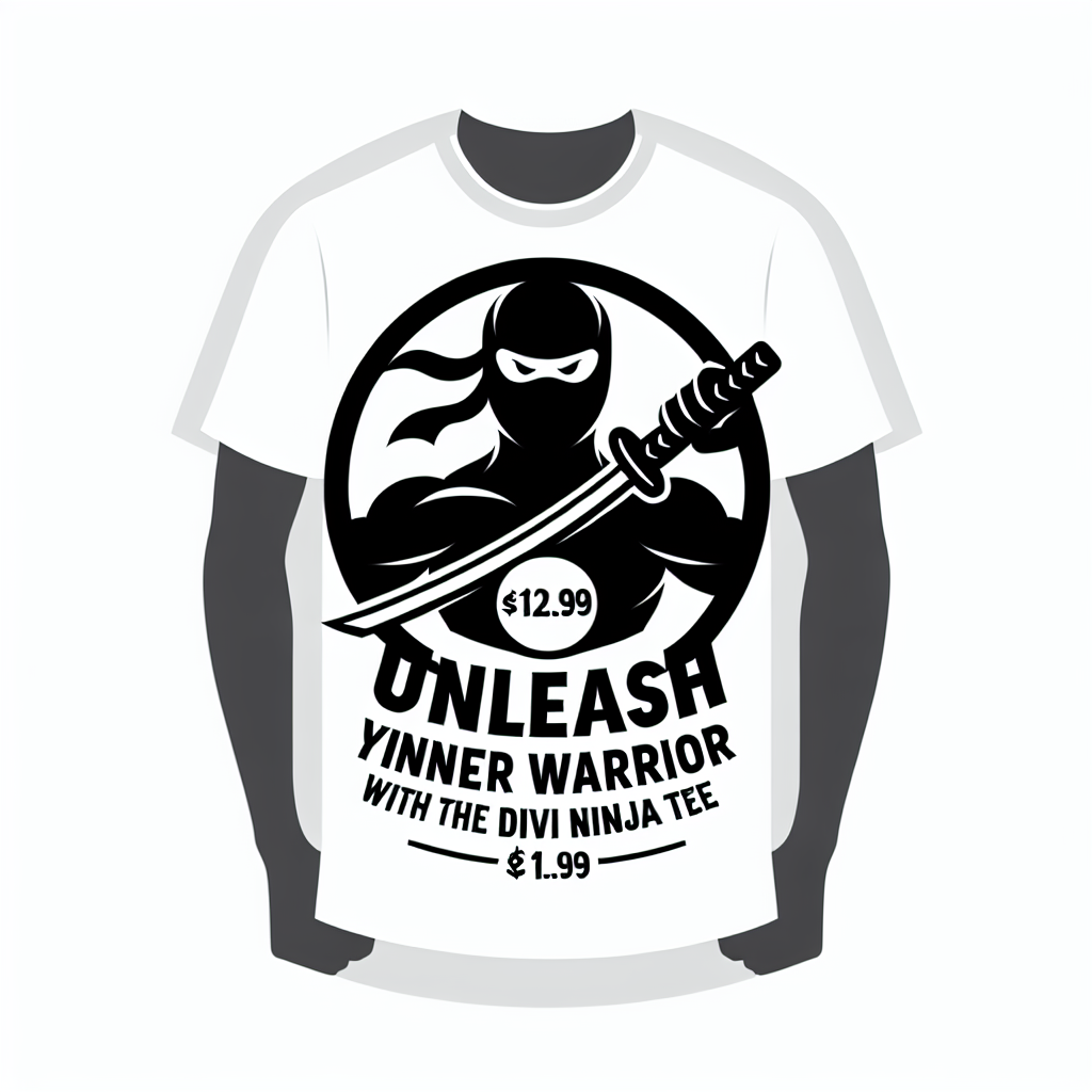 Unleash Your Inner Warrior with the Divi Ninja Tee (₹12.99) - Image 9