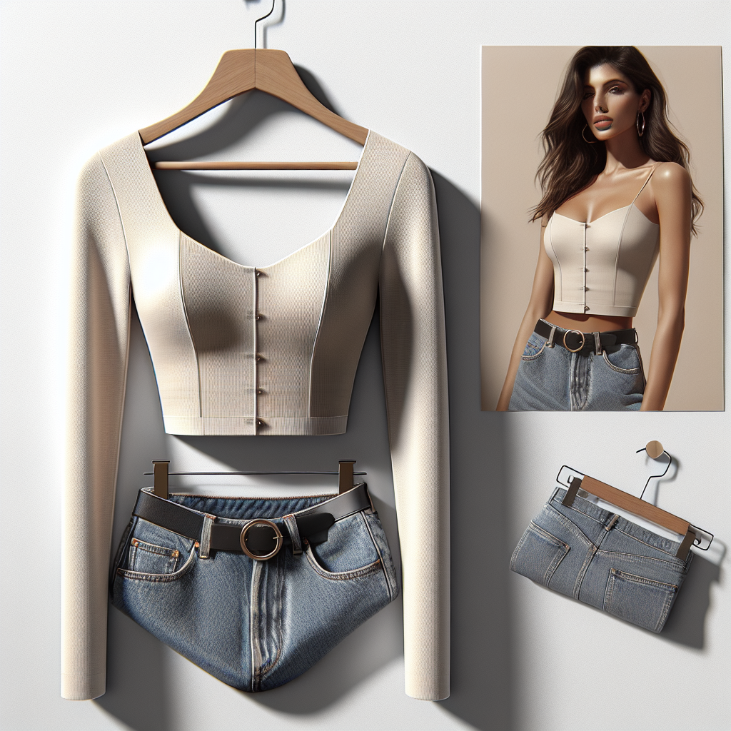 Divi Simplified Crop-top in casual setting