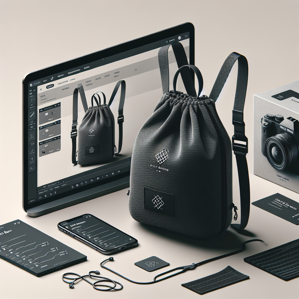 Divi Engine String Bag with Small Logos