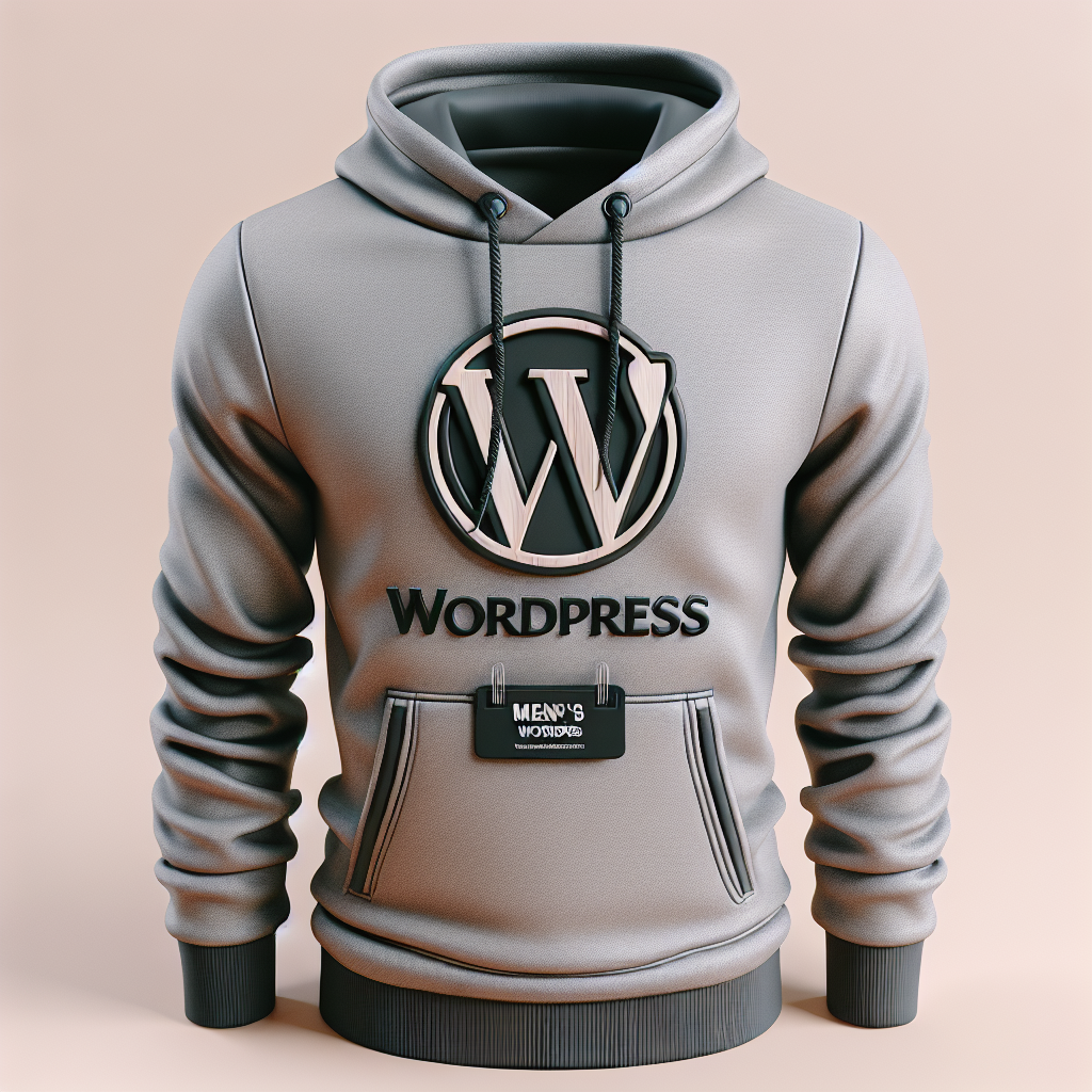 Mens WordPress Hoodie with Logo