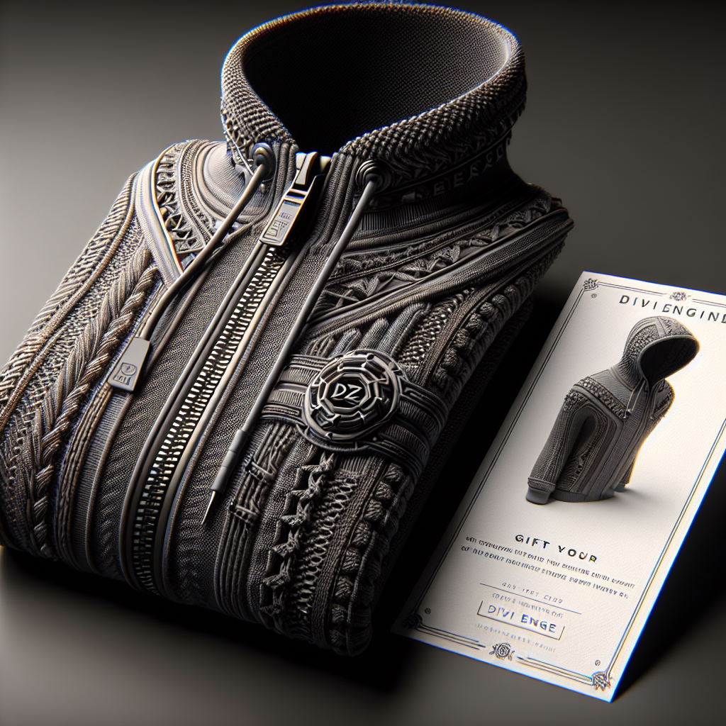 Divi Engine Logo Zipper Hoodie displayed on a mannequin